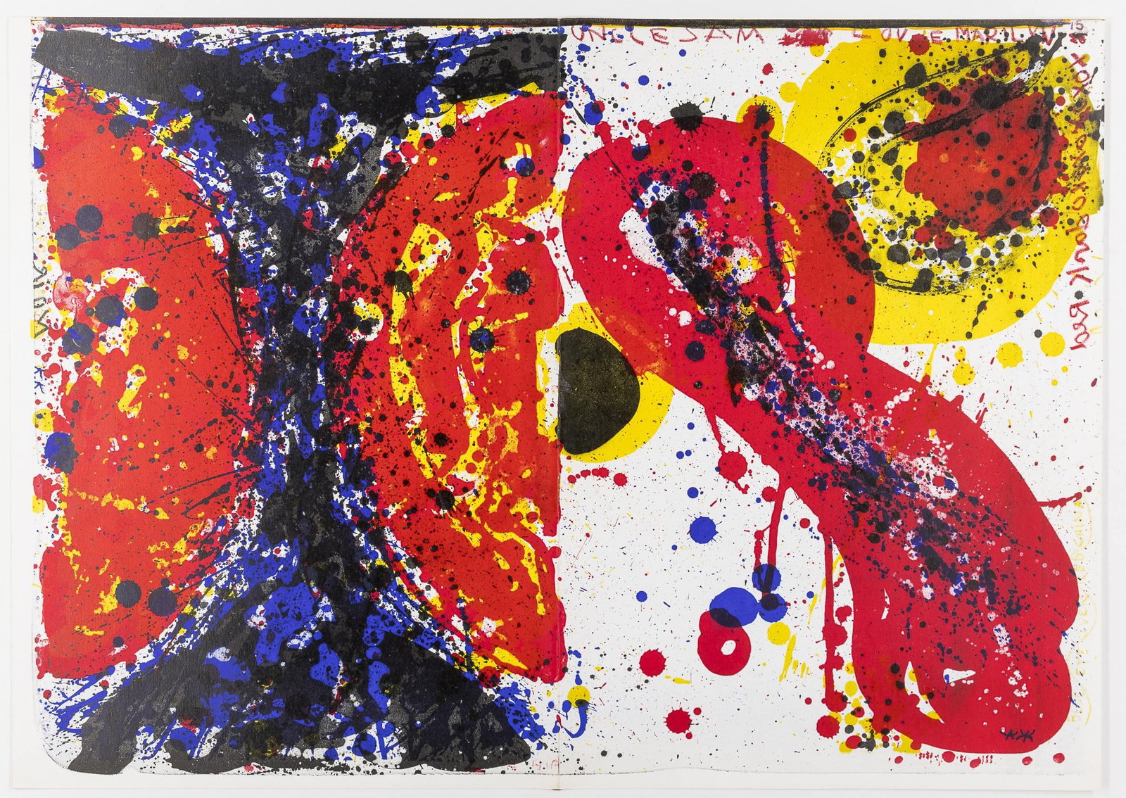 Sam Francis from 'One Cent Life' 1964 Original Lithograph. (1 of 1)