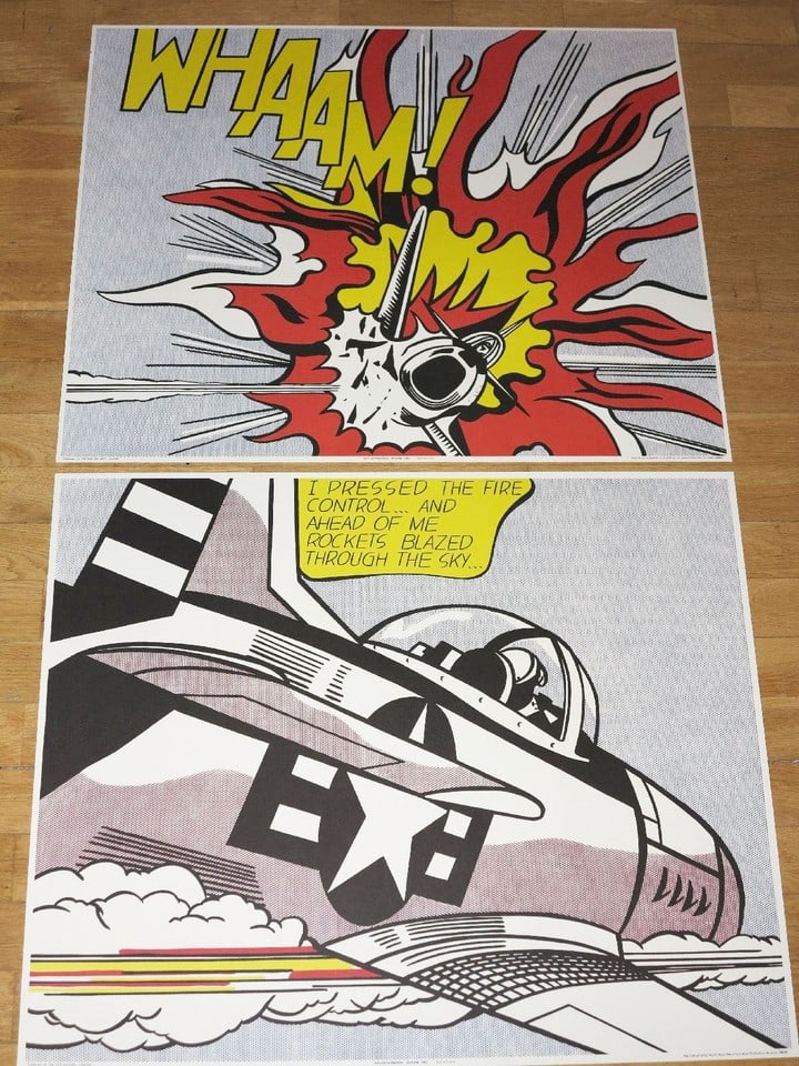 Roy Lichtenstein Diptych 'WHAAM' - 3