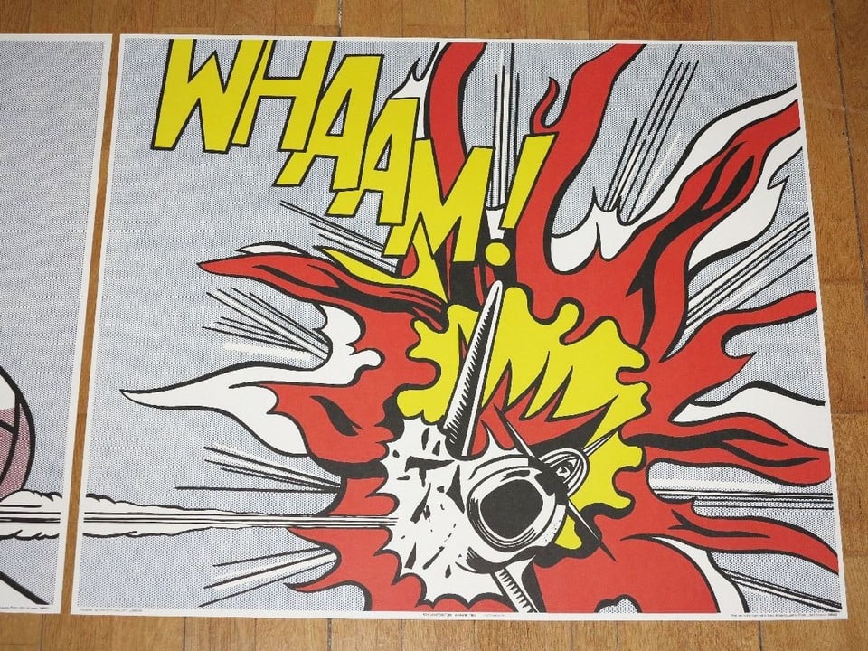 Roy Lichtenstein Diptych 'WHAAM' - 4