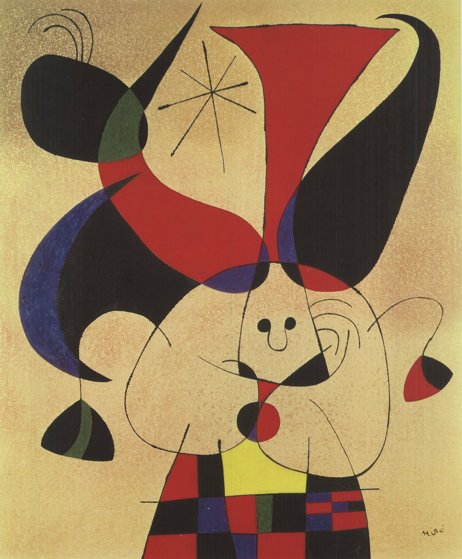 Joan Miro 'The Bird Plunges Towards The Lake Where ..... - 2