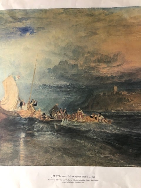 Folkestone From The Sea After Turner. - 2