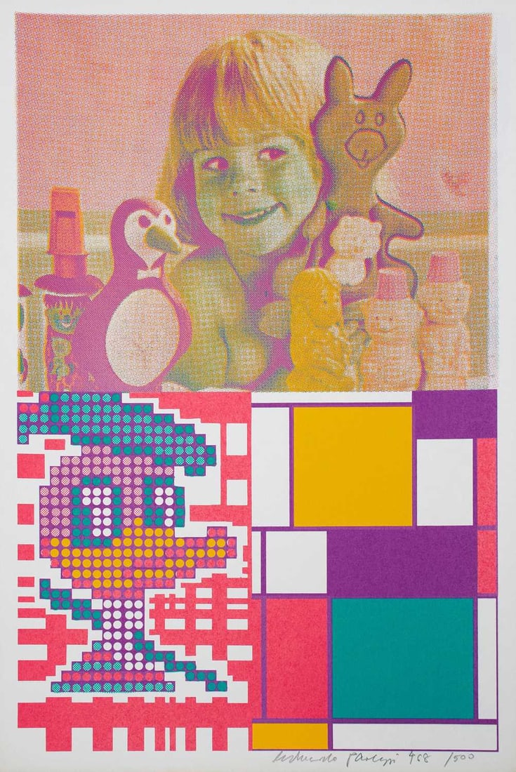 Sir Eduardo Paolozzi, (1924-2005). Hand Signed and Numbered, Moonstrips Empire News.: Title: Sir Eduardo Paolozzi, (1924-2005). Hand Signed and Numbered, Moonstrips Empire News. Description: Sir Eduardo Paolozzi (1922005). Pop Art. Moonstrips Empire News. 'Donald