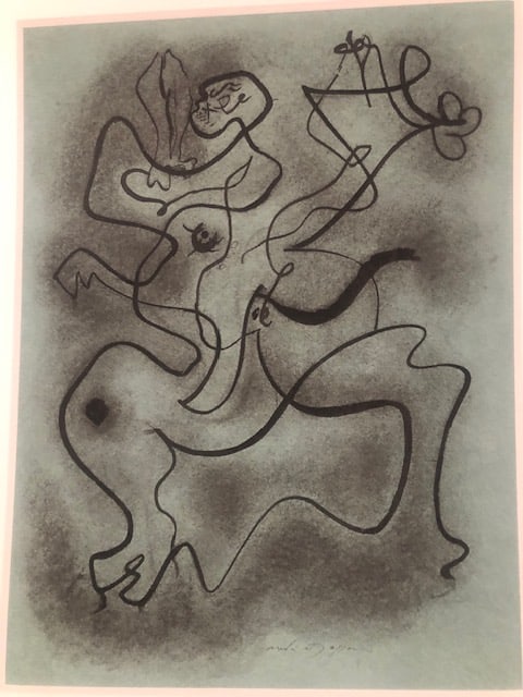 Andre Masson. Rare Lithograph 1981. - 2