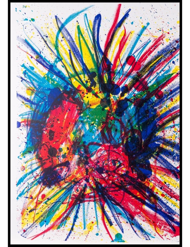 Walasse Ting (1929-2010) From One Cent Life. Original Lithograph 1964: Title: Walasse Ting (1929-2010) From One Cent Life. Original Lithograph 1964 Description: One Cent Life curated by Walasse Ting and Sam Francis brought together 28 leading Abstract Expressionist ar