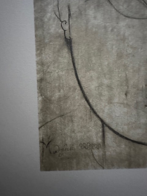 Modigliani. Rare Lithograph 1989 - 2