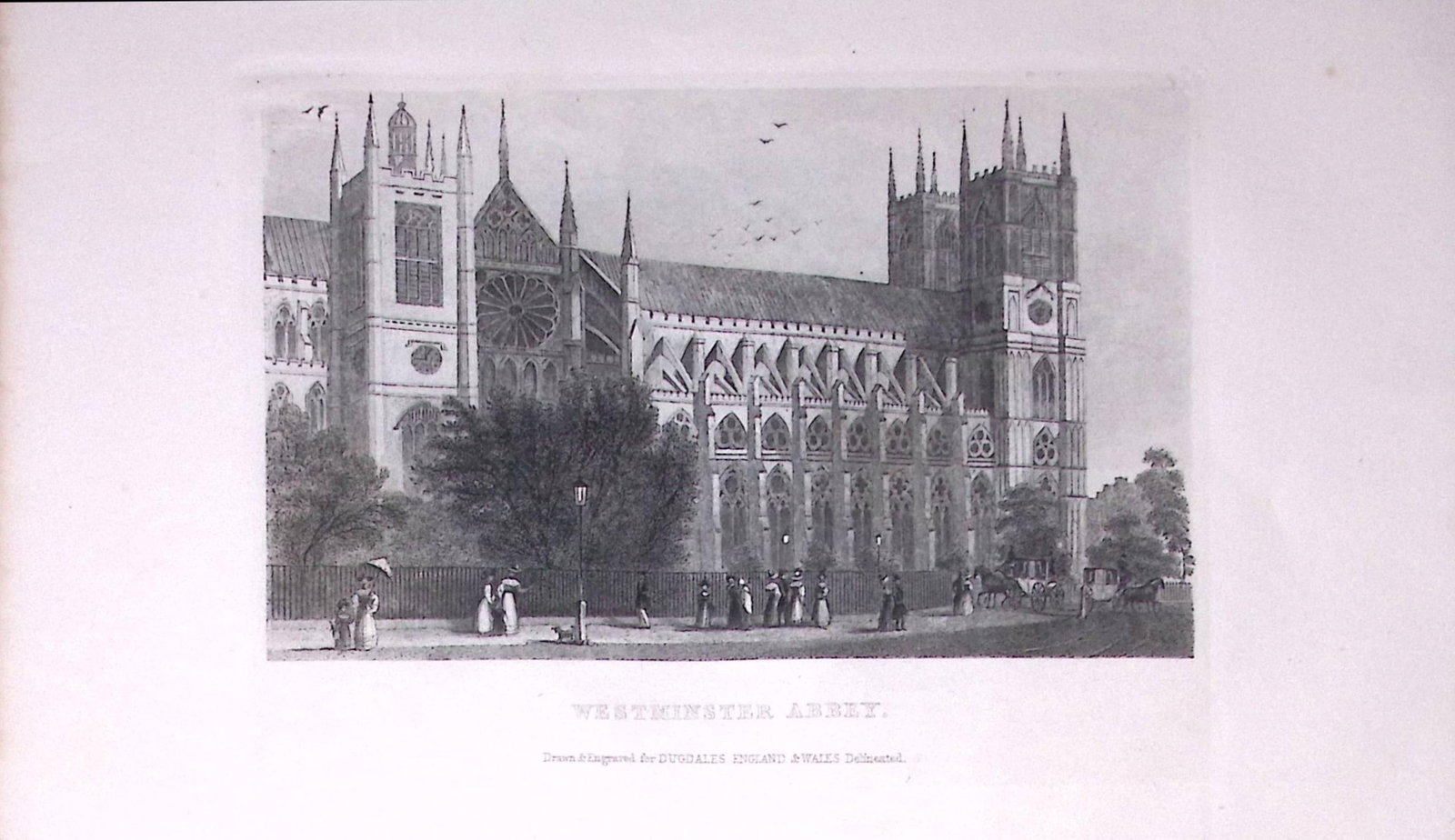 London Westminster Abbey Antique 180 Years-Old Copper Plate Print-92: Title: London Westminster Abbey Antique 180 Years-Old Copper Plate Print-92 Description: This Antique Copper Plate Engraving Has Been Removed from an Antique Edition of. Thomas Dugdale Cur