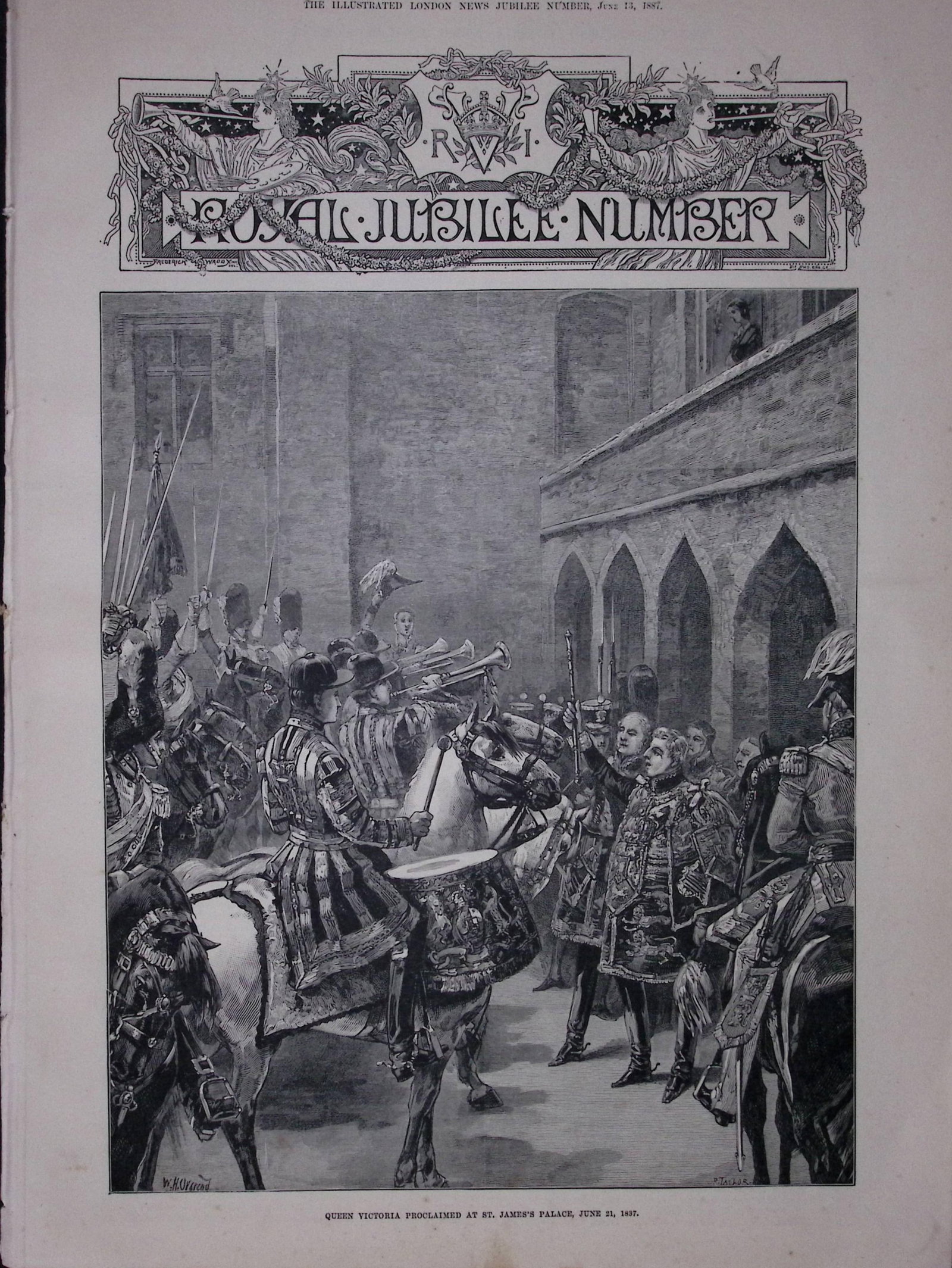 Queen Victoria Antique 1887 Golden Jubilee 30-Page Complete Newspaper (1 of 8)