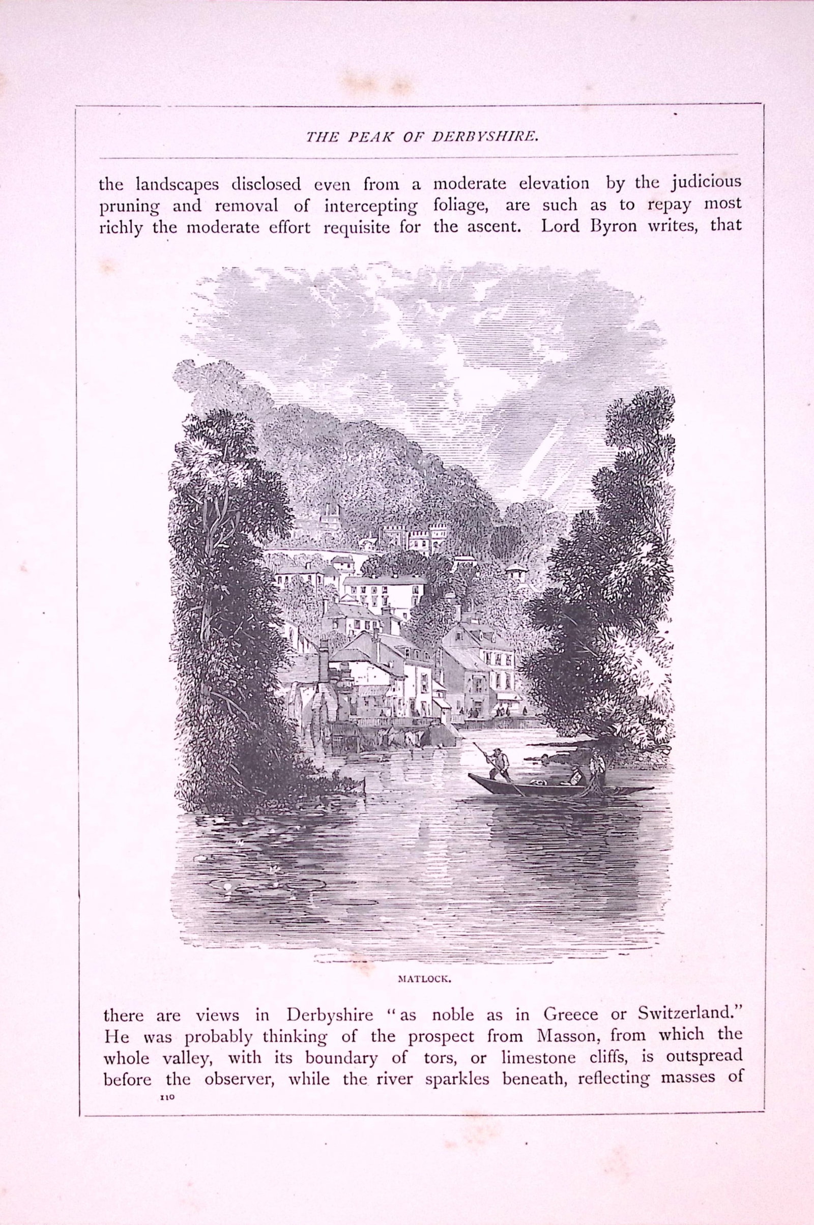 Matlock Bath Derbyshire Antique 147 Years-Old Illustration-10 (1 of 2)