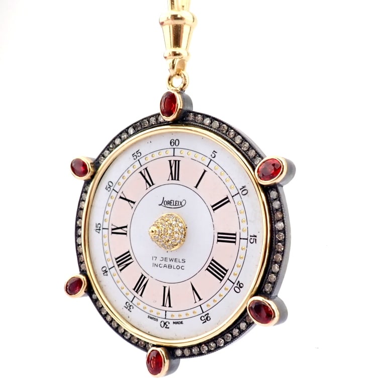 Natural Diamond 14K Yellow Gold Pendant - 9