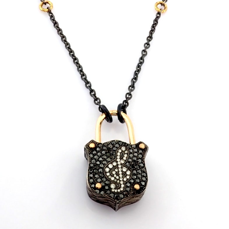 Natural Diamond 14K Yellow Gold Necklace - 3
