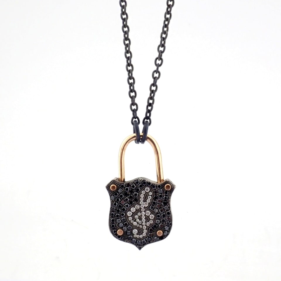 Natural Diamond 14K Yellow Gold Necklace - 7