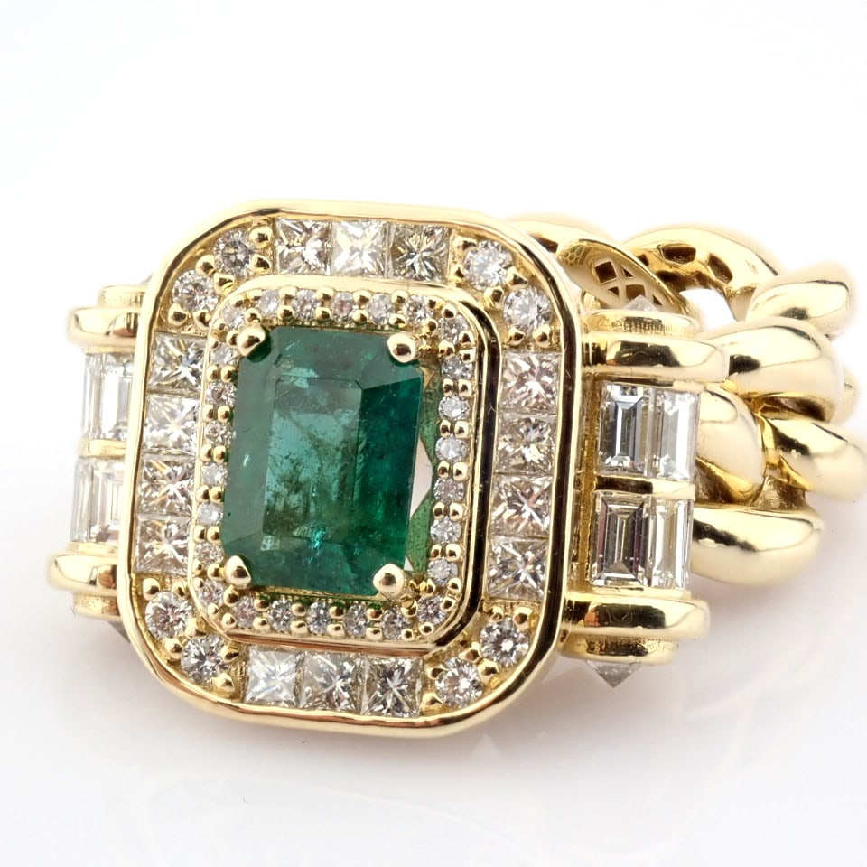 Natural Diamond 14K Yellow Gold Ring - 6