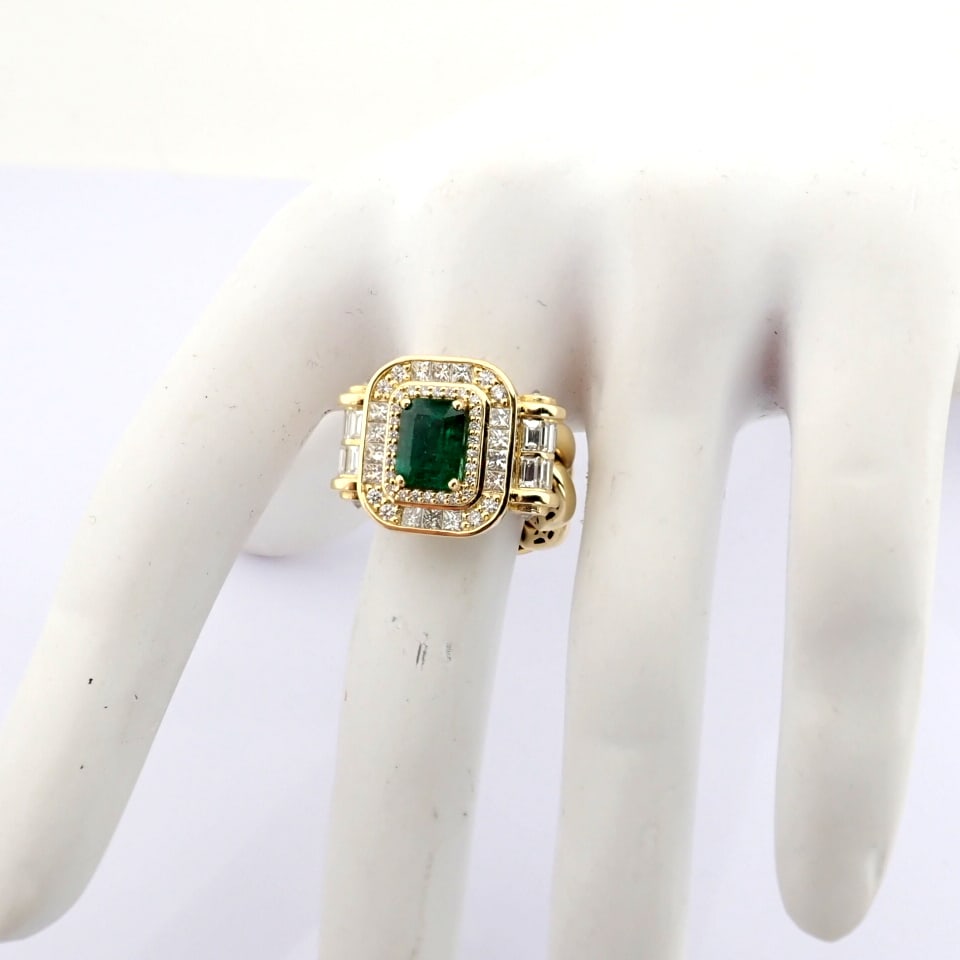 Natural Diamond 14K Yellow Gold Ring - 7