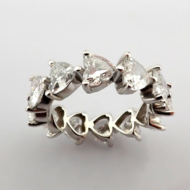 Heart Cut Lab-Grown Diamond Ring - 5.28 Total Carat (MDI Certified) - 2