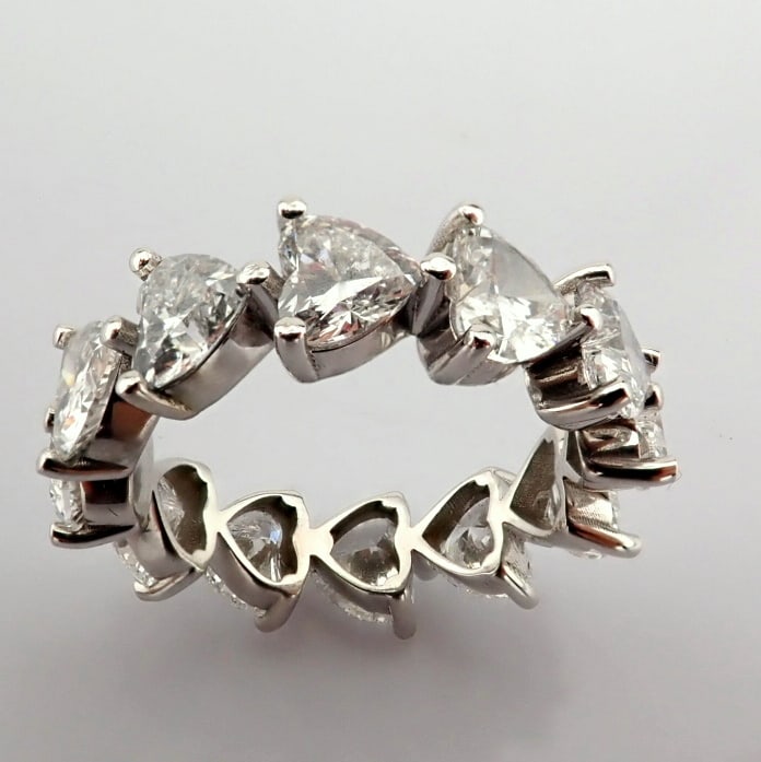Heart Cut Lab-Grown Diamond Ring - 5.28 Total Carat (MDI Certified) - 4