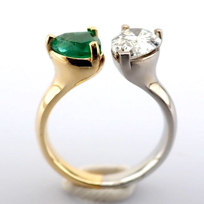 Pear Cut Lab-Grown Diamond Ring - 2.54 Total Carat (IGI Certified) - 4