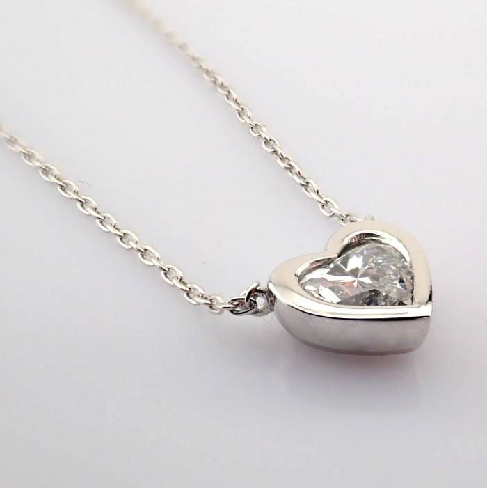Heart Cut Lab-Grown Diamond Necklace - 0.43 Total Carat (MDI Certified) - 3