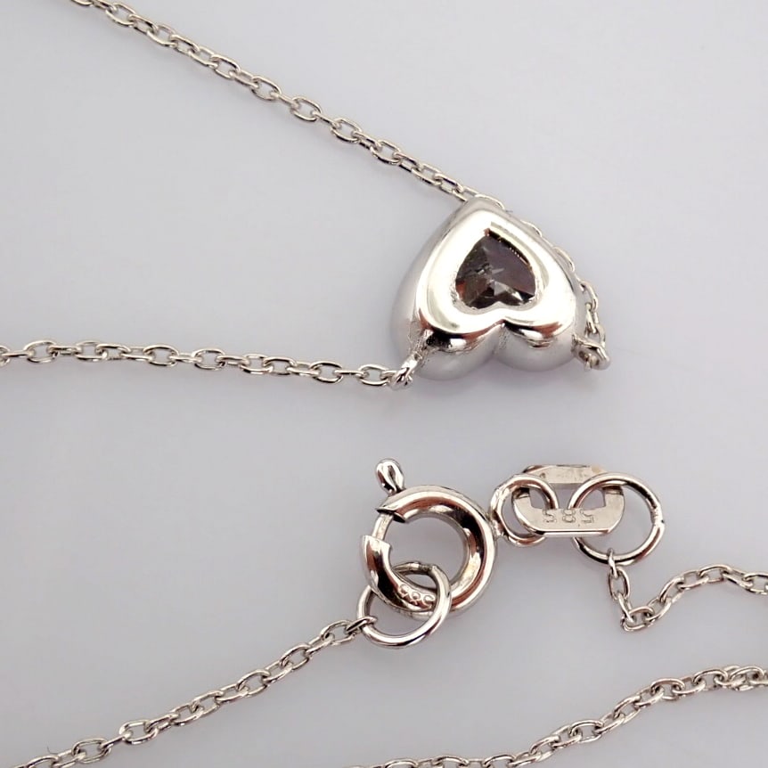 Heart Cut Lab-Grown Diamond Necklace - 0.43 Total Carat (MDI Certified) - 5