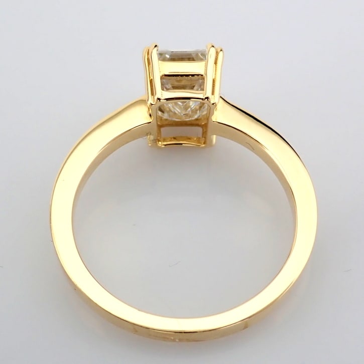 Emerald Cut Lab-Grown Diamond Ring - 2.1 Total Carat (IGI Certified) - 6