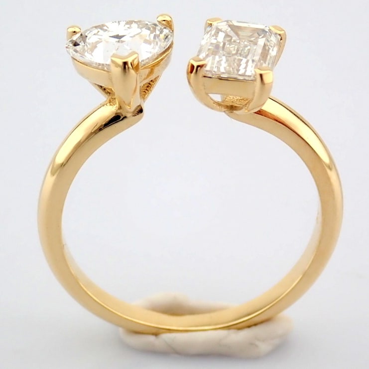 Heart Cut Lab-Grown Diamond Ring - 2.09 Total Carat (IGI Certified) - 2