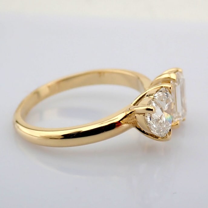 Heart Cut Lab-Grown Diamond Ring - 2.09 Total Carat (IGI Certified) - 5