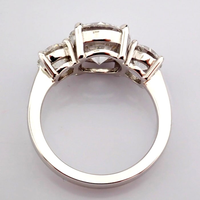 Round Cut Lab-Grown Diamond Ring - 4.71 Total Carat (IGI Certified) - 6