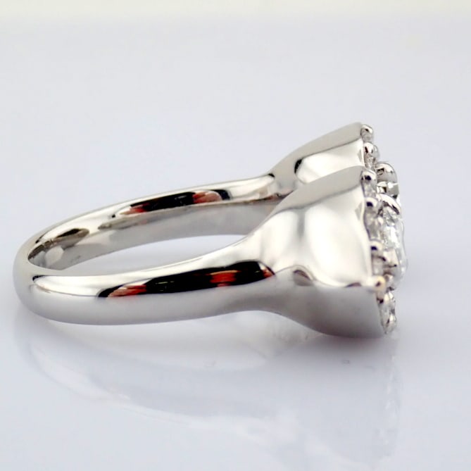 Pear Cut Lab-Grown Diamond Ring - 3.11 Total Carat (MDI Certified) - 5