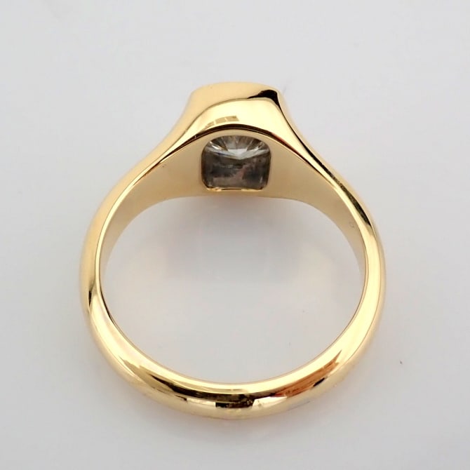 Cushion Cut Lab-Grown Diamond Ring - 1.43 Total Carat (IGI Certified) - 3