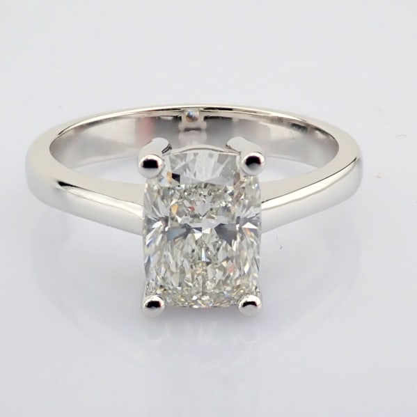 Cushion Cut Lab-Grown Diamond Ring - 1.49 Total Carat (IGI Certified): Title: Cushion Cut Lab-Grown Diamond Ring - 1.49 Total Carat (IGI Certified) Description: -------------------------------------------------- METALS AND WEIGHTS : -14K White Gold 3.87 g