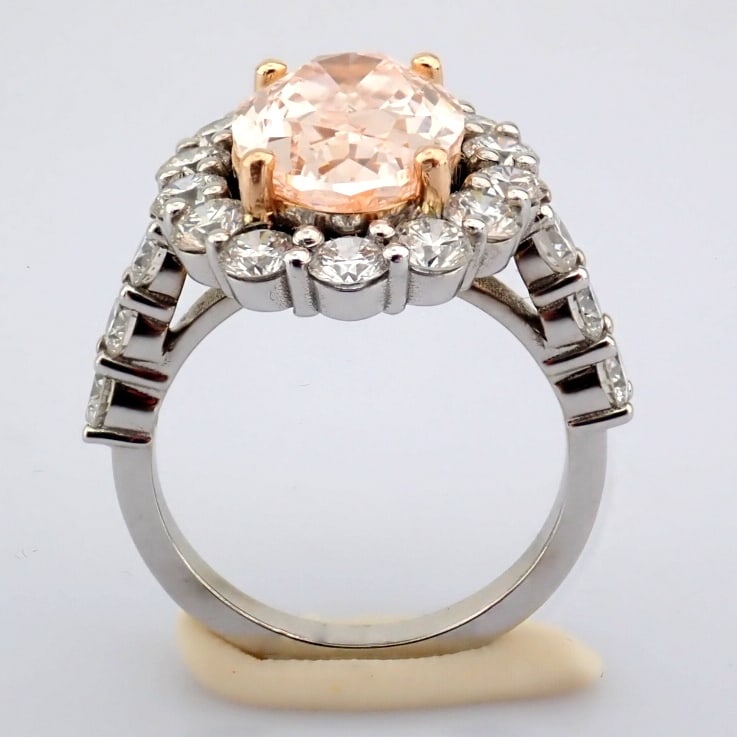 Oval Cut Lab-Grown Diamond Ring - 7.64 Total Carat (IGI Certified) - 5