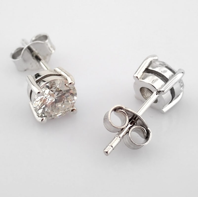 Round Cut Lab-Grown Diamond Earring - 1.5 Total Carat (MDI Certified) - 5