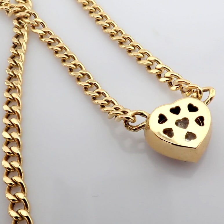 Heart Cut Lab-Grown Diamond Necklace - 1.76 Total Carat (IGI Certified) - 5