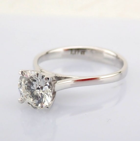 Round Cut Lab-Grown Diamond Ring - 1.17 Total Carat (IGI Certified) - 7