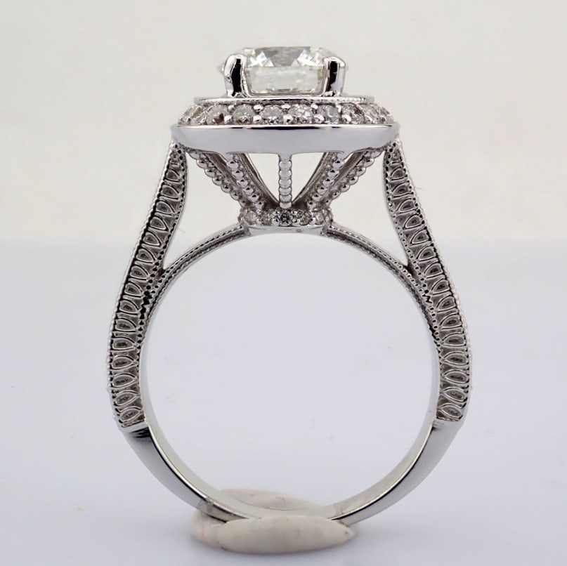 Round Cut Lab-Grown Diamond Ring - 2.73 Total Carat (IGI Certified) - 7