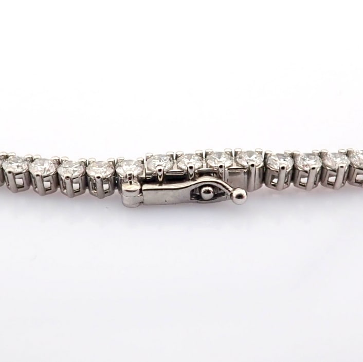 Round Cut Lab-Grown Diamond Tennis Necklace - 8.65 Total Carat (MDI Certified) - 4