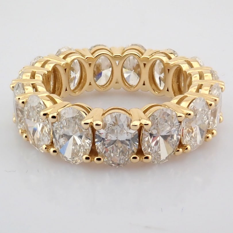 Oval Cut Lab-Grown Diamond Ring - 8 Total Carat (MDI Certified) - 2