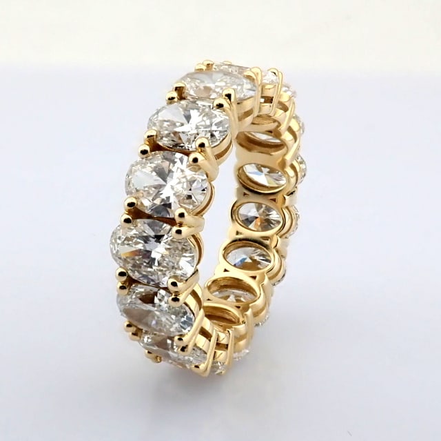 Oval Cut Lab-Grown Diamond Ring - 8 Total Carat (MDI Certified) - 3