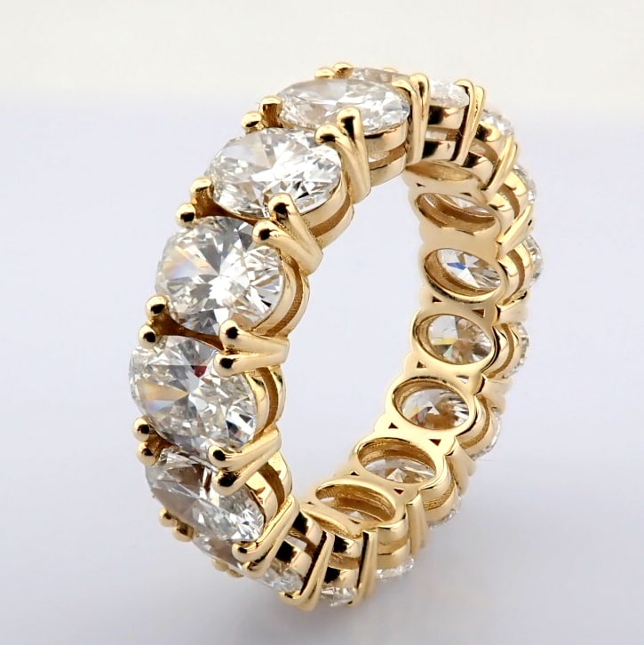Oval Cut Lab-Grown Diamond Ring - 8 Total Carat (MDI Certified) - 6