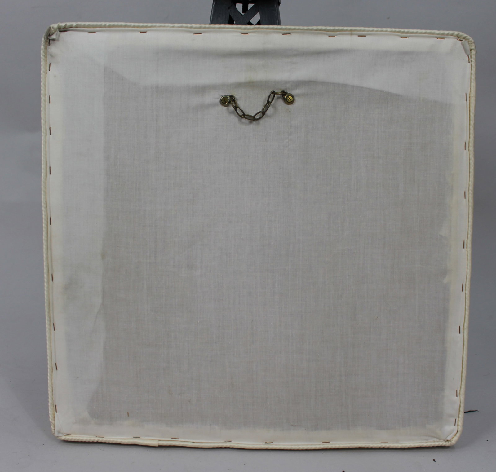 Square Mirror with Padded Upholstered Frame - 2