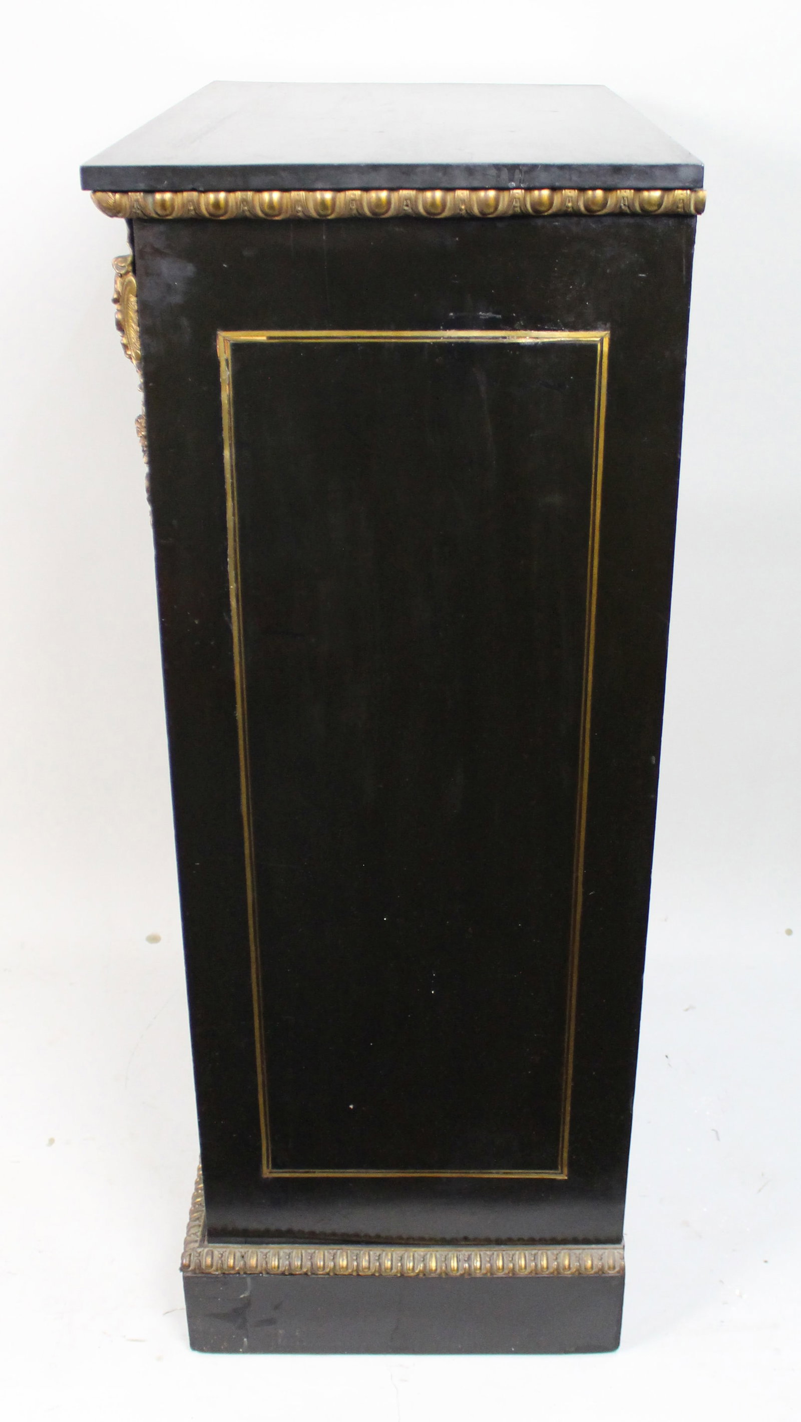 Antique French Napoleon III Ebonised Pier Cabinet with c.1860 - 13