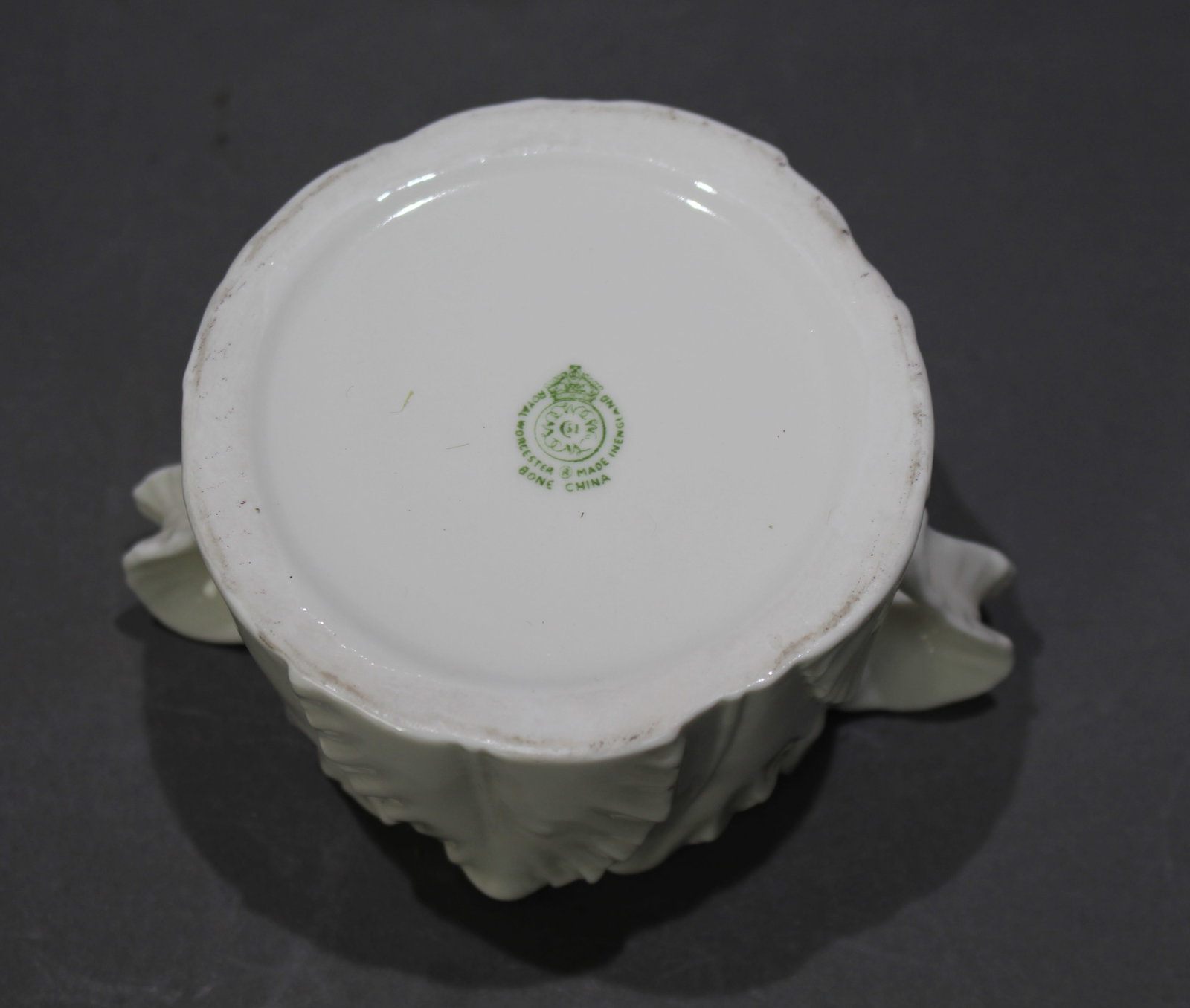 Royal Worcester Two Handled Leaf Jug - 4