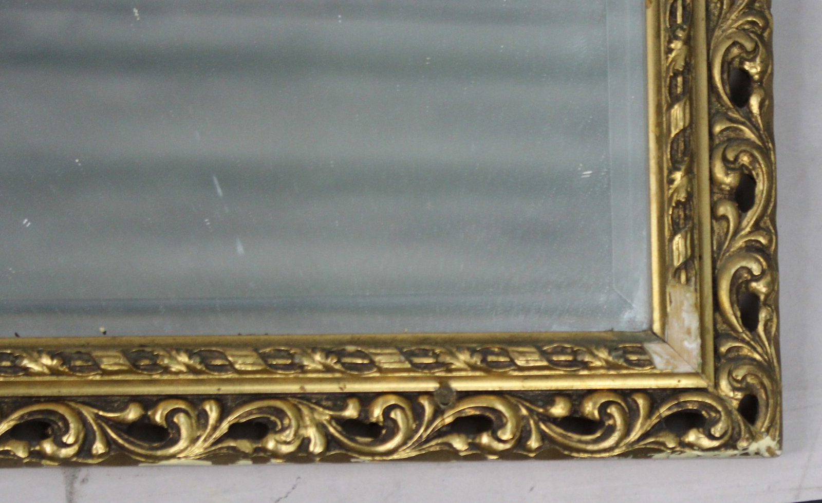 Pair of Vintage Gilt Bevelled Wall Mirrors - 4