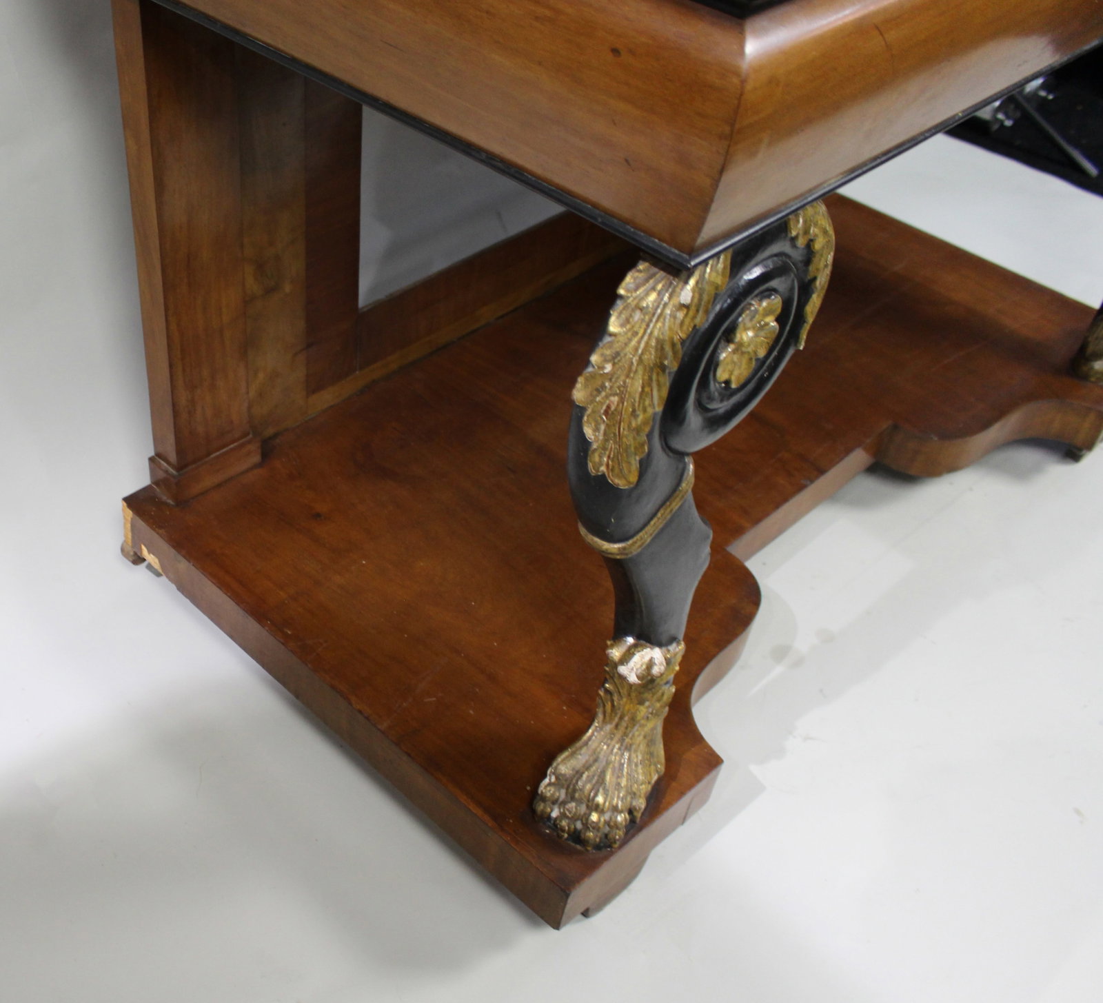 Antique Mahogany and Parcel Gilt Console Table & Pier Mirror - 16