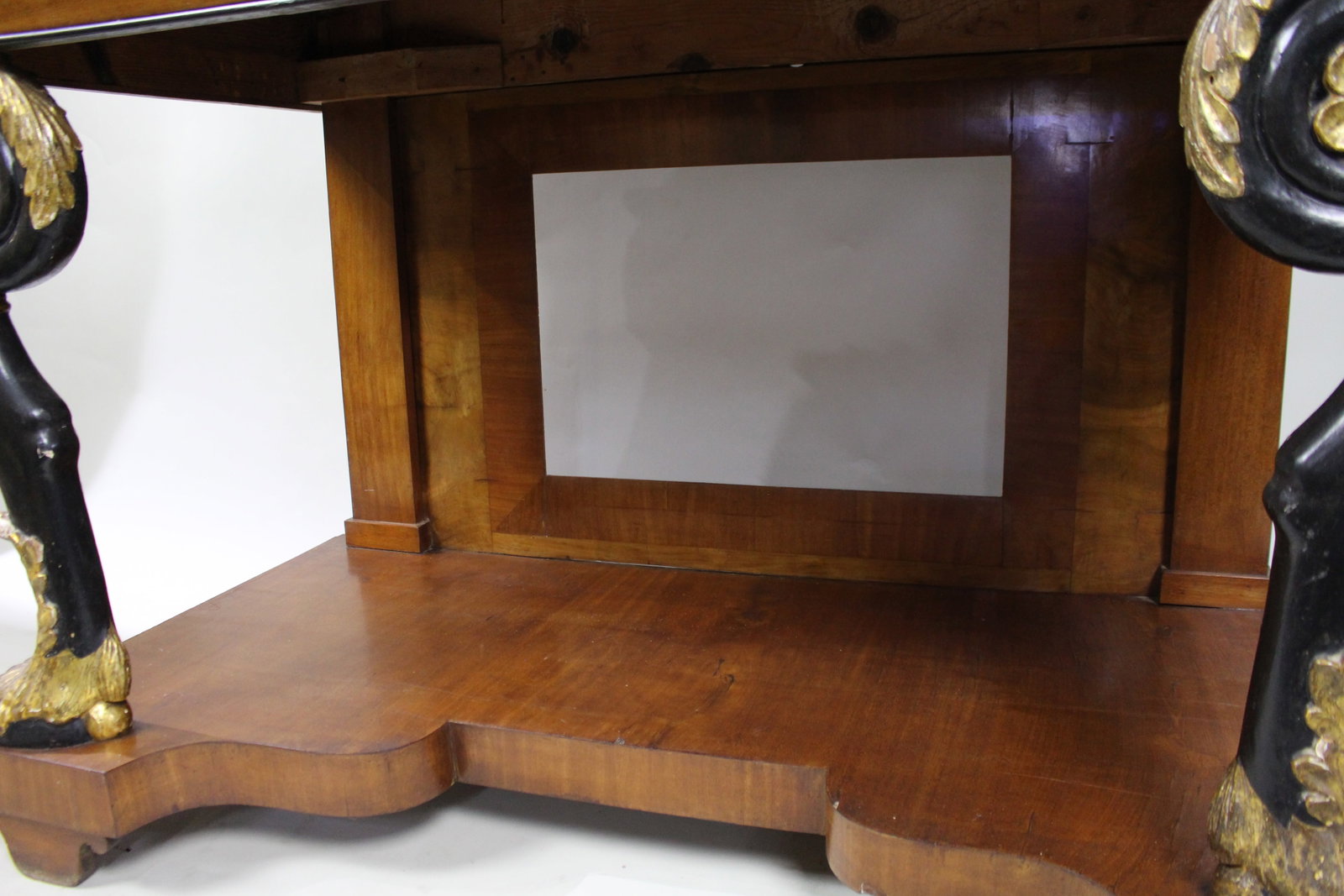 Antique Mahogany and Parcel Gilt Console Table & Pier Mirror - 18
