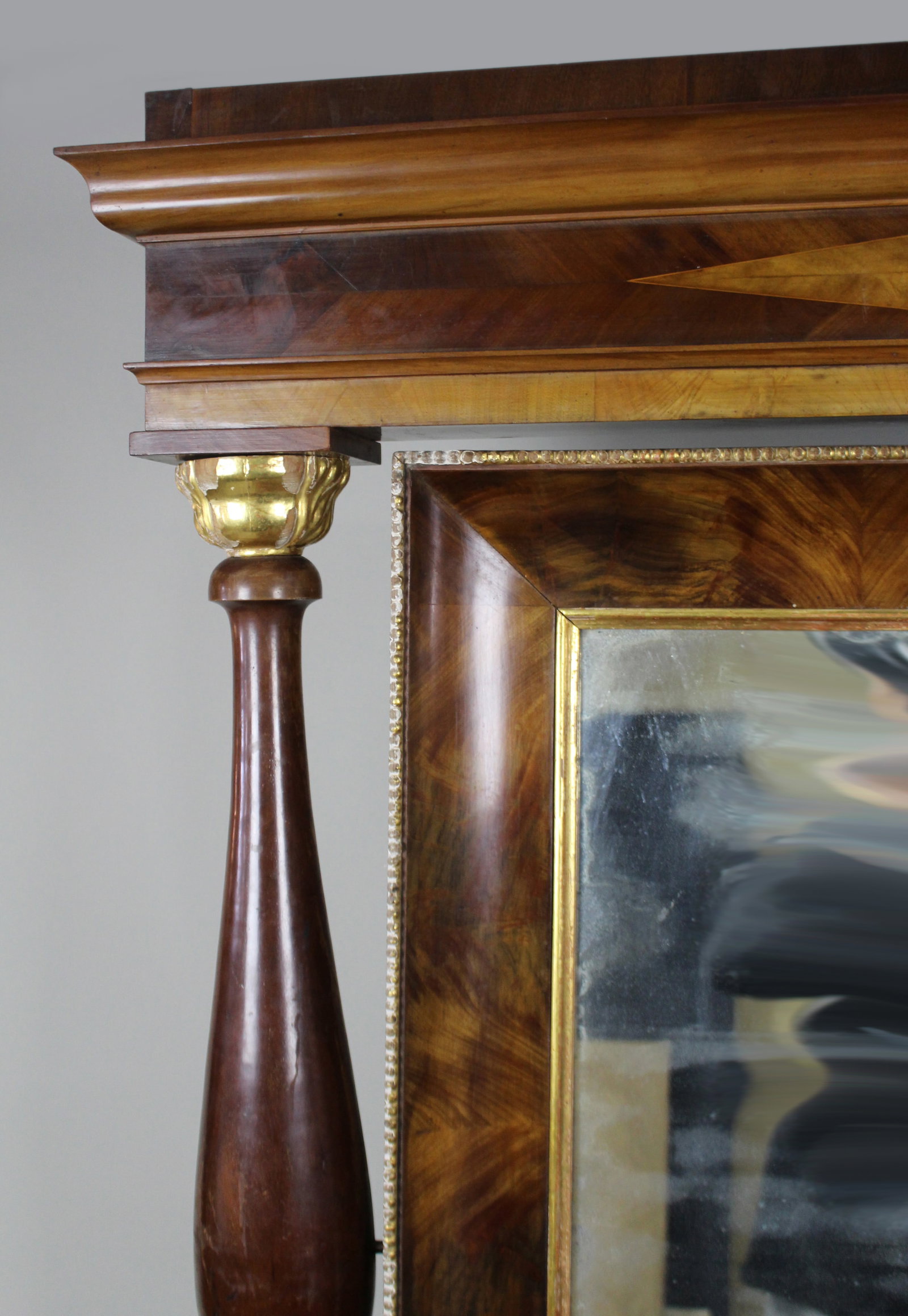 Antique Mahogany and Parcel Gilt Console Table & Pier Mirror - 6