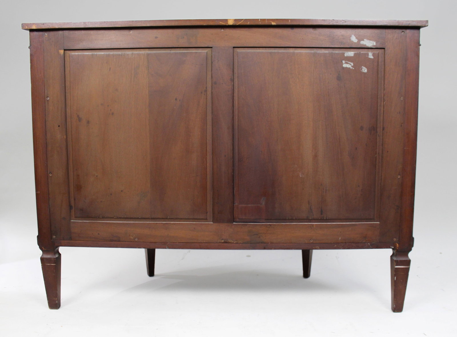 Elegant Neoclassical Style Inlaid Demilune Cabinet - 15