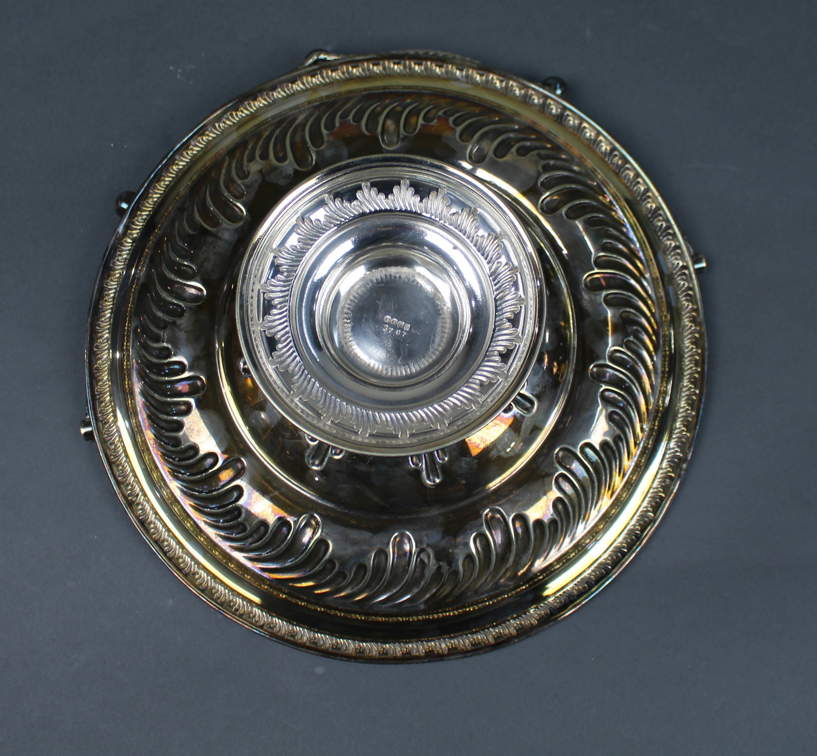 Silver Plated Handled Basket - 4