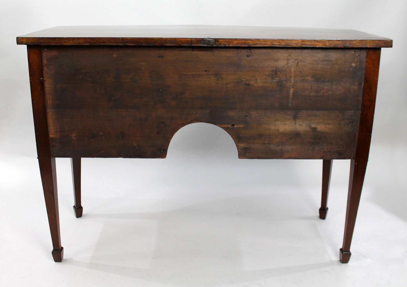 George III Mahogany Bow Fronted Serving Table - 8