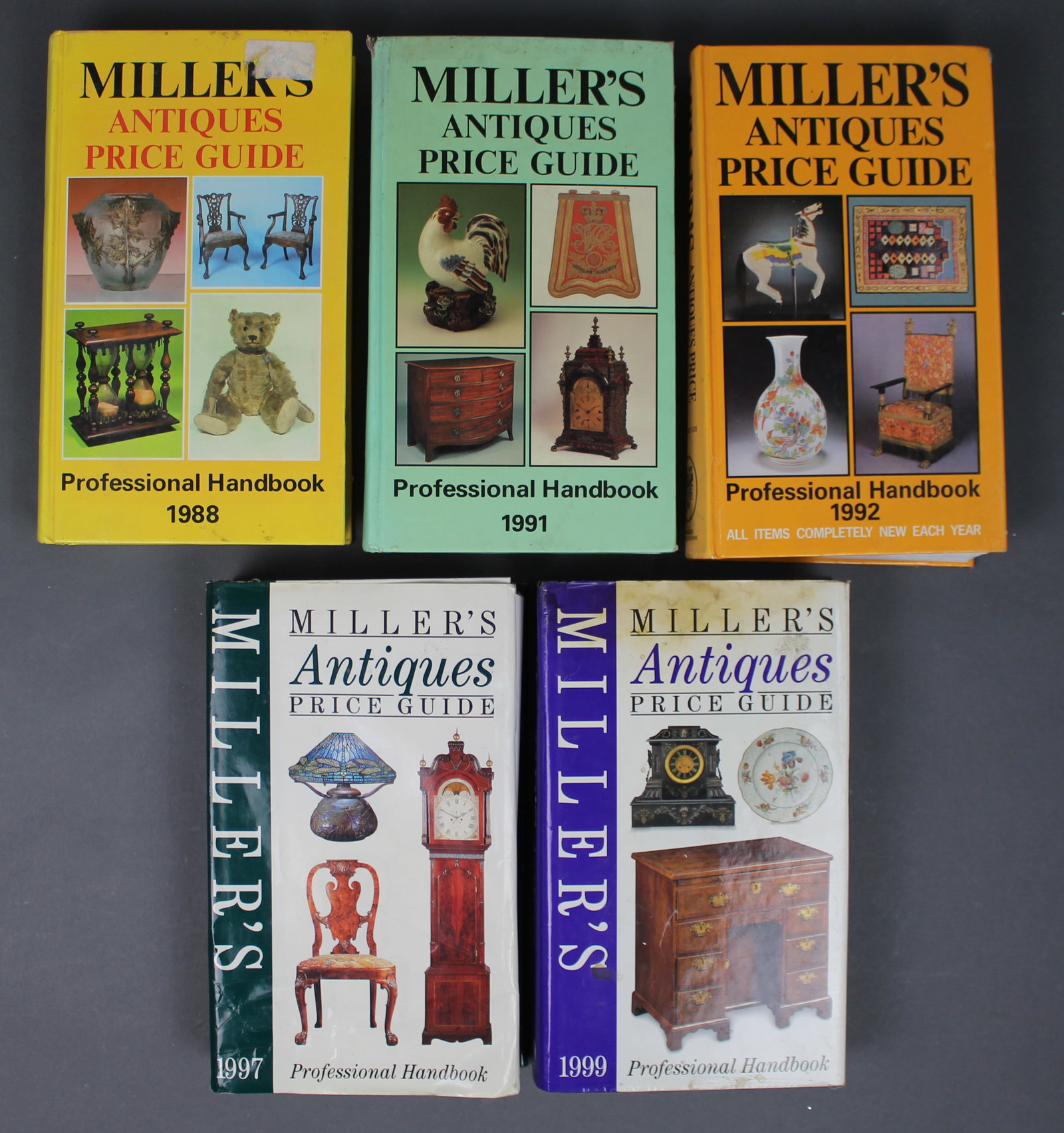 Collection of 5 Miller's Antiques Price Guide Books: Title: Collection of 5 Miller's Antiques Price Guide Books Description: Collection of 5 Miller's Antiques Price Guide Books Condition: Used Delivery option: Collection & Delivery Location: WR1