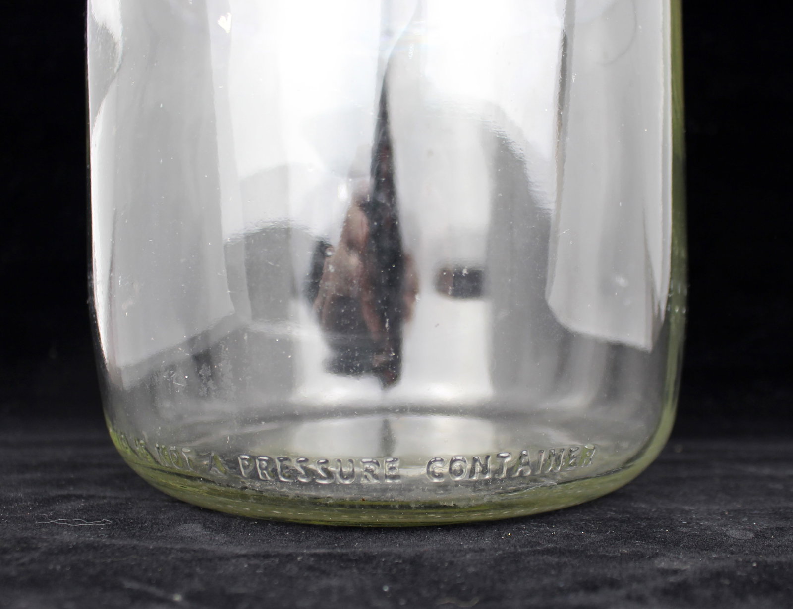 Large Vintage Glass Laboratory Winchester Bottle with Stopper - 2